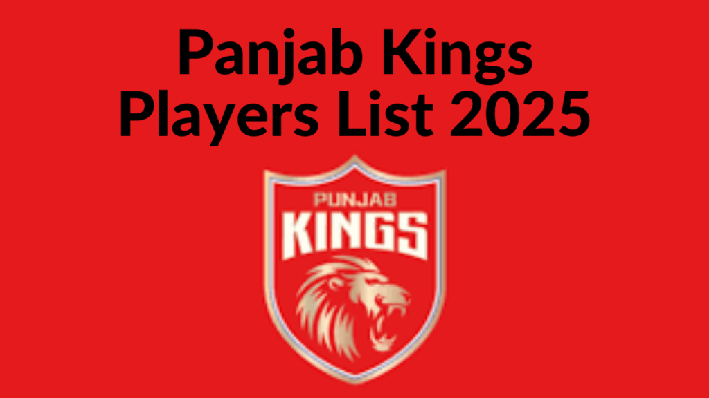 Panjab Kings Players List 2025